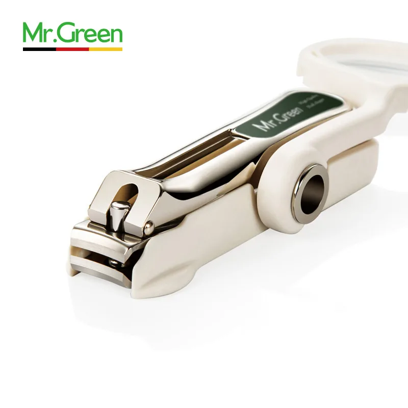 Tosquiadeira de Unhas com Lupa para o Homem Avançada os Idosos Dedo do pé e Dedo Senhor Verde Adulto Cinto Velho Resina Tesoura Faca 1 com lupa para o homem velho resina