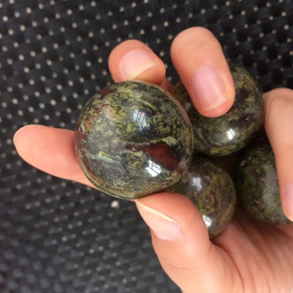 

natural flower green mineral stone sphere reiki healing energy crystal ball as lucky stone&home decoration
