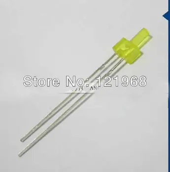 

NEW 1.8-2MM YELLOW DIFFUES LIGHT DIODE 2.0-2.5V 585-595NM 2-terminal leds(CE&Rosh)