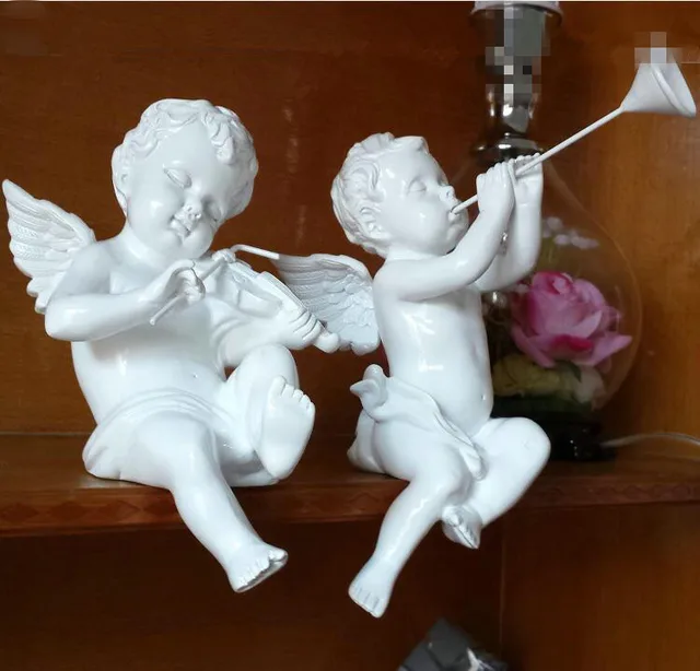 Ornaments Christmas Angel Decorations Cupid Figurine Vintage Home Ornaments Christmas Angel Decorations Cupid Figurine Vintage Home Resin Gifts Birthday Decoration Garden