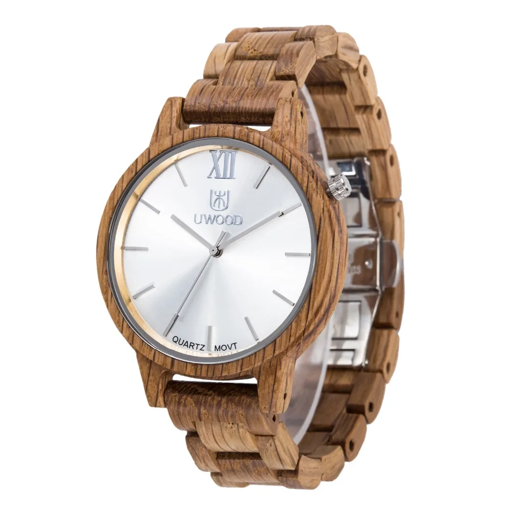 UWOOD Wooden Watch 2018 Luxury Brand Watch Men's Handmade Sandal wood