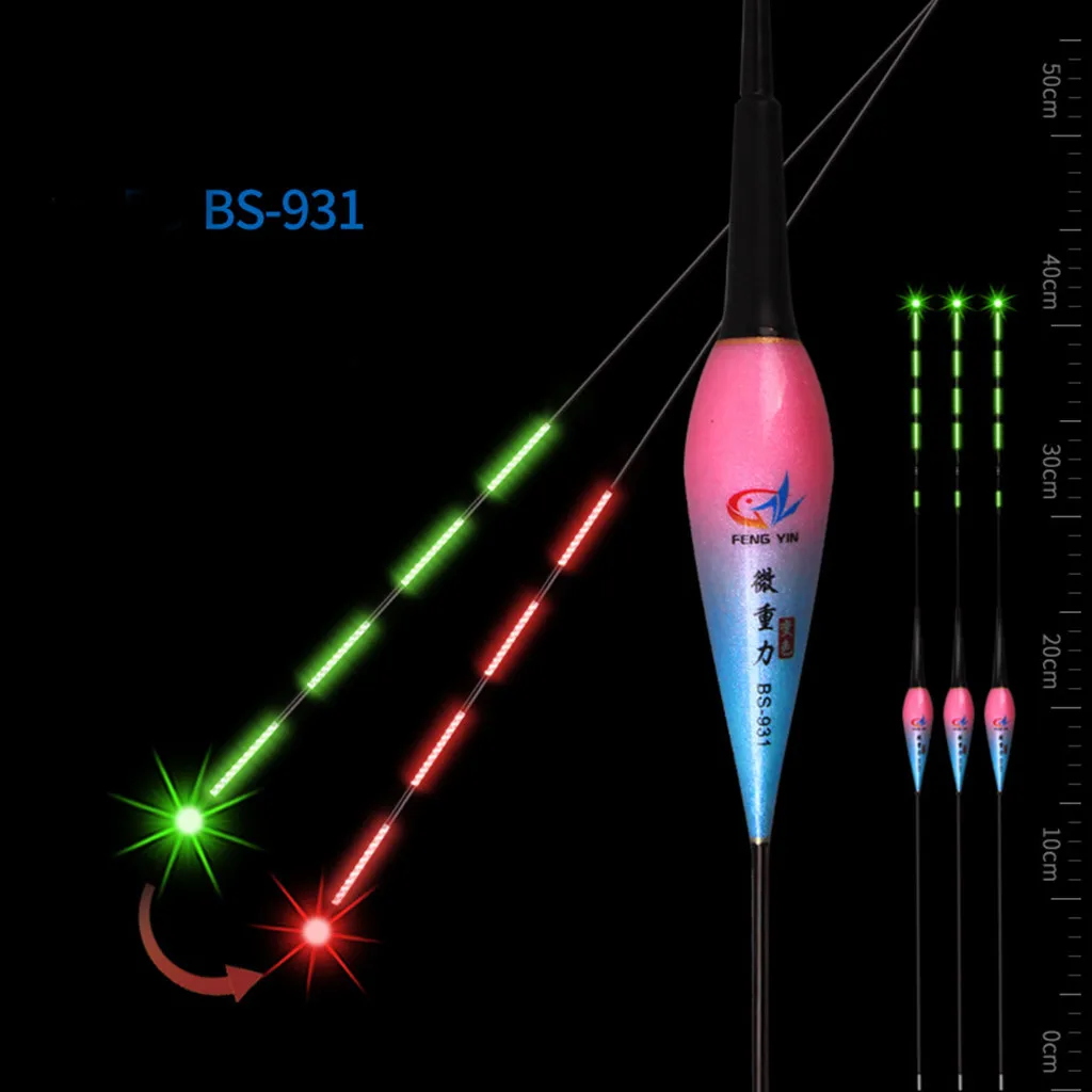 Умный поплавок для рыбалки, ночной Световой поплавок, светодиодный светильник, автоматически напоминающий набор поплавков для рыбалки, буй, поплавок, рыболовный светильник