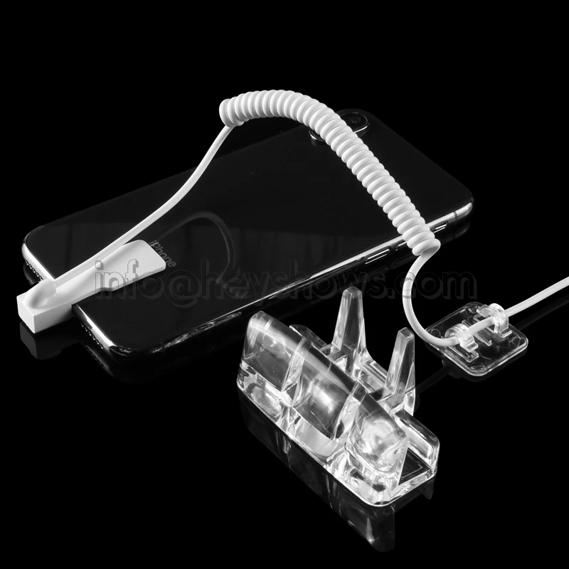 Мобильный телефон безопасности дисплей Acylic стенд планшет защита от взлома система мобильного телефона сигнализация коробка для розничной