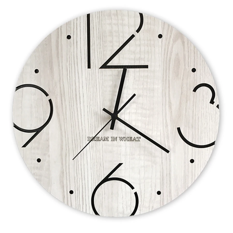 

Nordic Large Wall Clock Modern Design 3d Kids Silent Living Room Clocks Home Decor Kitchen Wall Watch Klok Farmhouse Decor Brief