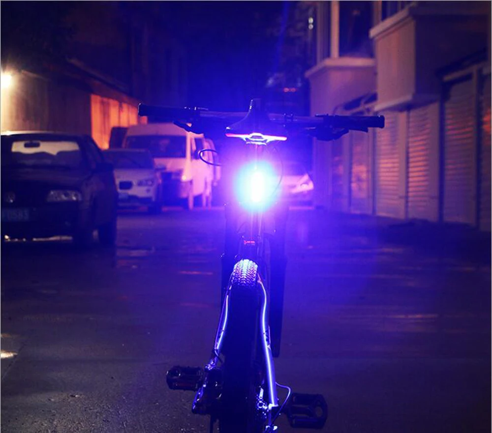 Excellent Zacro Bicycle Rear Light Cob Bicycle Led Light Rechargeable USB Safety Taillight Cycling Waterproof Mtb Tail Light Back Lamp 4