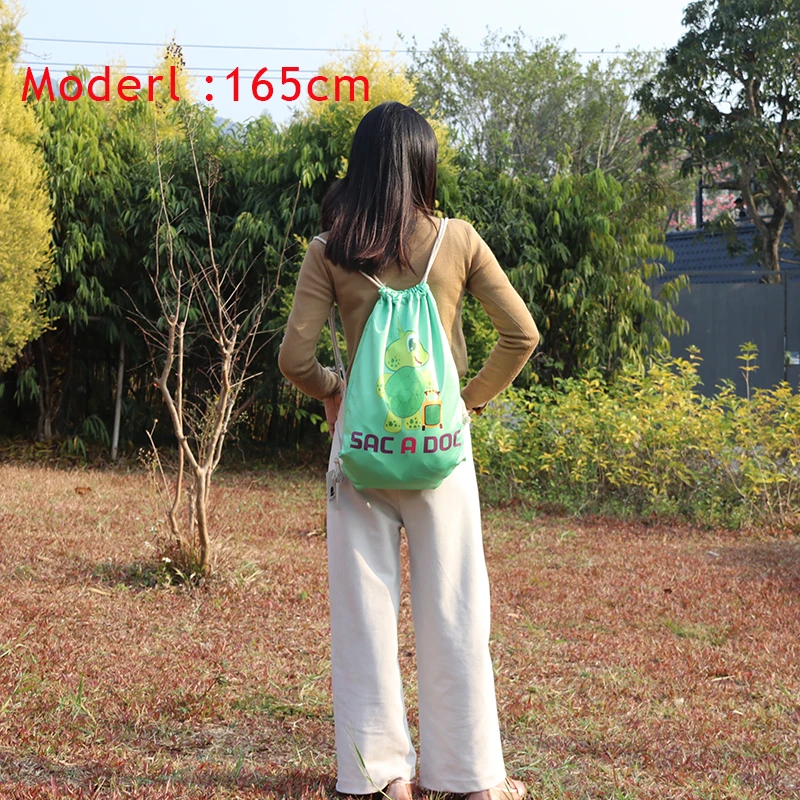 Meninos Meninas Com Cordão Mochila Escolar Saco