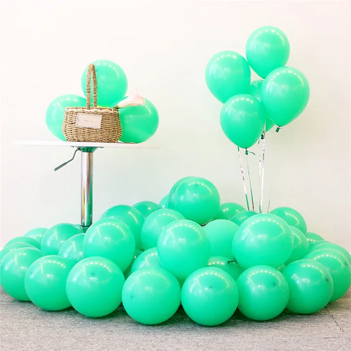 10 шт., 2,2 г, розовые воздушные шары, прозрачные воздушные шары из латекса, гелиевые воздушные шары с днем рождения, вечерние украшения, прозрачные шары для свадьбы - Цвет: 2.2gMat D31 LakeBlue