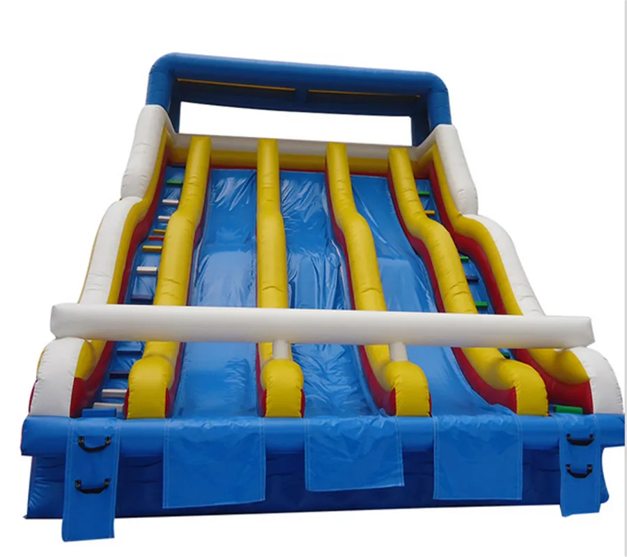 Giant big jumping bouncer inflatable slide for kids outdoor toys with