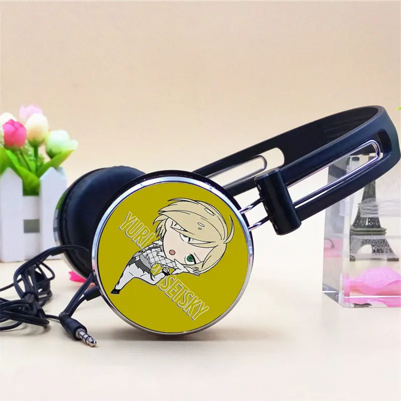 Custom Yuri On Ice Katsuki Plisetsky Victor Nikiforov Anime Headphone Adjustable Headphones Gaming Headset Stereo Headphones Headphone Headset Aliexpress