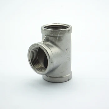 

1-1/4" BSP Equal Female Thread Tee Type 3 Way 304 Stainless Steel Threaded Pipe Fitting Connector For Water Oil Air