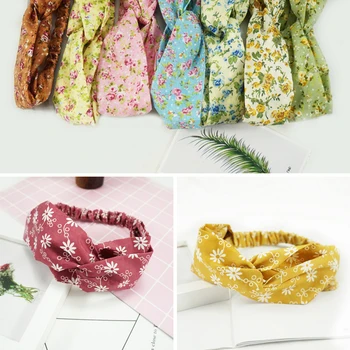 

Women Hair Accessories Stretch Twist Headband 1 pc Stripes Turban Hair Bands Sport Yoga Head Wrap Bandana Lady Headwear