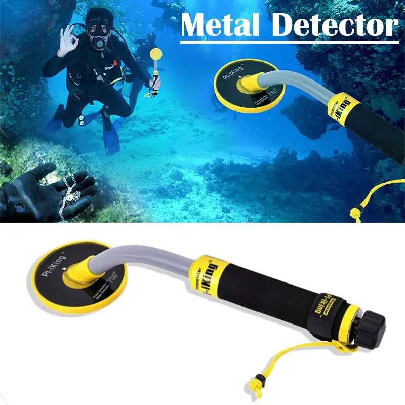 

PI750 Waterproof Metal Detector Vibration & Light For Undersea Adventure Detecting Area Depth J3