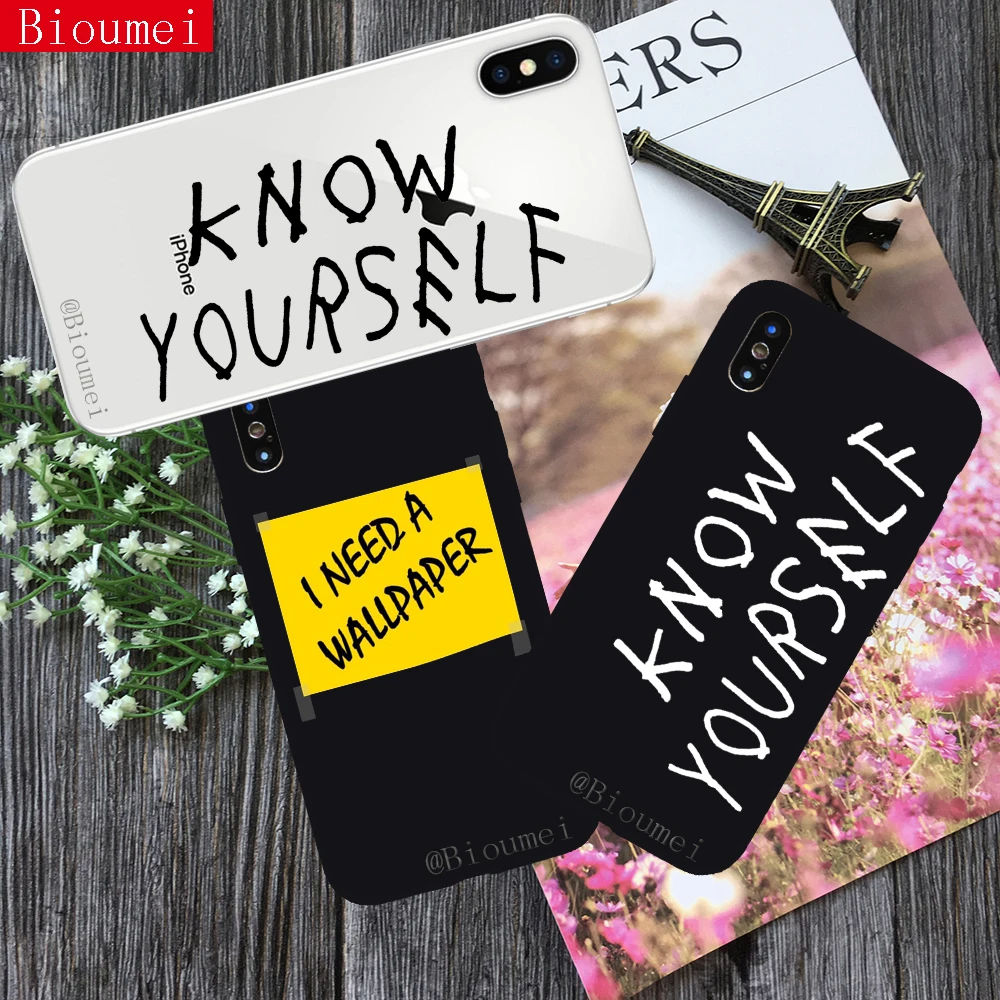 

Bioumei fashion Soft TPU Case for iphone XR XS Max hiperdia wallpaper know Back Cover Case for iphone X XS 5 6 6S 7 8 Plus 16