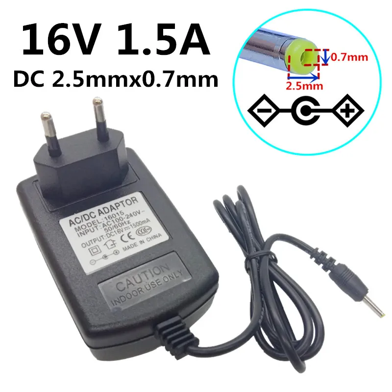 DC 16V 1500mA AC 100V 240V Converter Power Adapter DC 16V 1.5A & 1500mA Power Supply AU UK EU AU