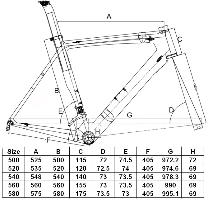 Top FR316 Toray Carbon Fiber 700C Road Bike Bicycle Cycling Frame Fork Seatpost Clamp Headset 50/52/54/56/58cm 0 Top FR316 Toray Carbon Fiber 700C Road Bike Bicycle Cycling Frame Fork Seatpost Clamp Headset 50/52/54/56/58cm 0