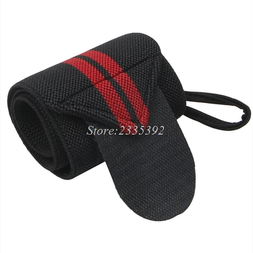 Спортивный пояс для занятий тяжелой атлетикой, фитнесом, повязкой на запястье - Цвет: Black red