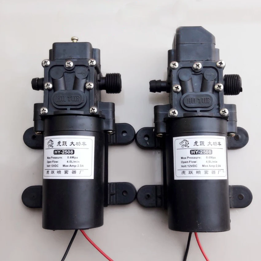 1 шт. Высокое качество DC12V 2A 130PSI мембранный Водяной насос небольшой безопасный