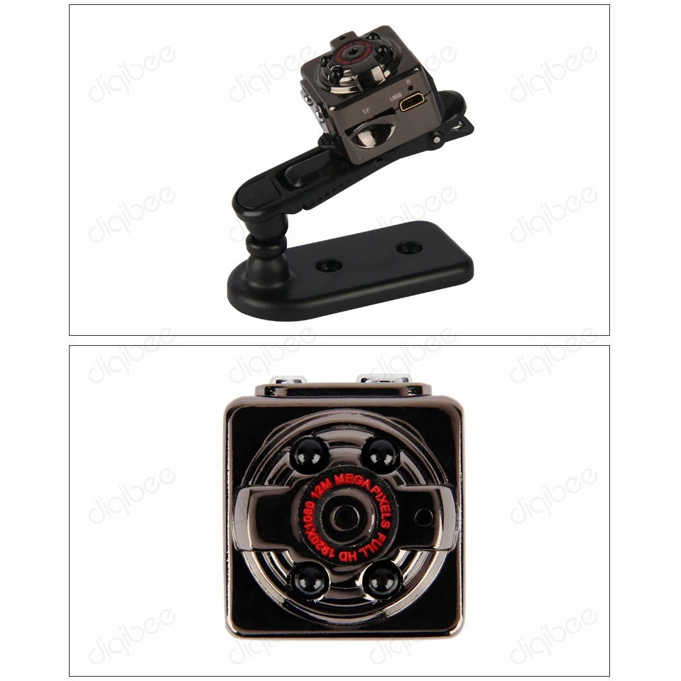 Новый мини DV 12MP Full HD 1080 P 720 Infrare Ночное видение Камера автомобиля DVR с детектором