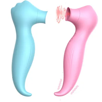 Electric Sucking Vibrators Massager Clitoris Stimulator Silicone Licking Vibrators USB Rechargeable Sex Toy for Women A1-1-188