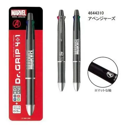 Pilot Sunstar Dr. grip 4+ 1 Мульти Марвел масло Шариковая ручка 0,7 мм Япония - Цвет: D