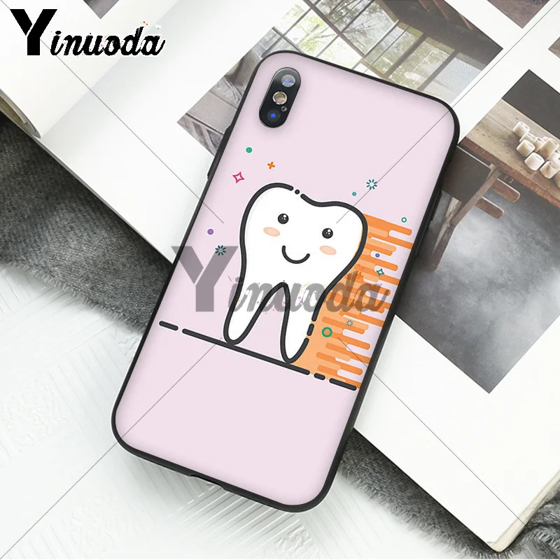 Cartoon Tooth Nurse Doctor Dentist Stethoscope Tooth Injections