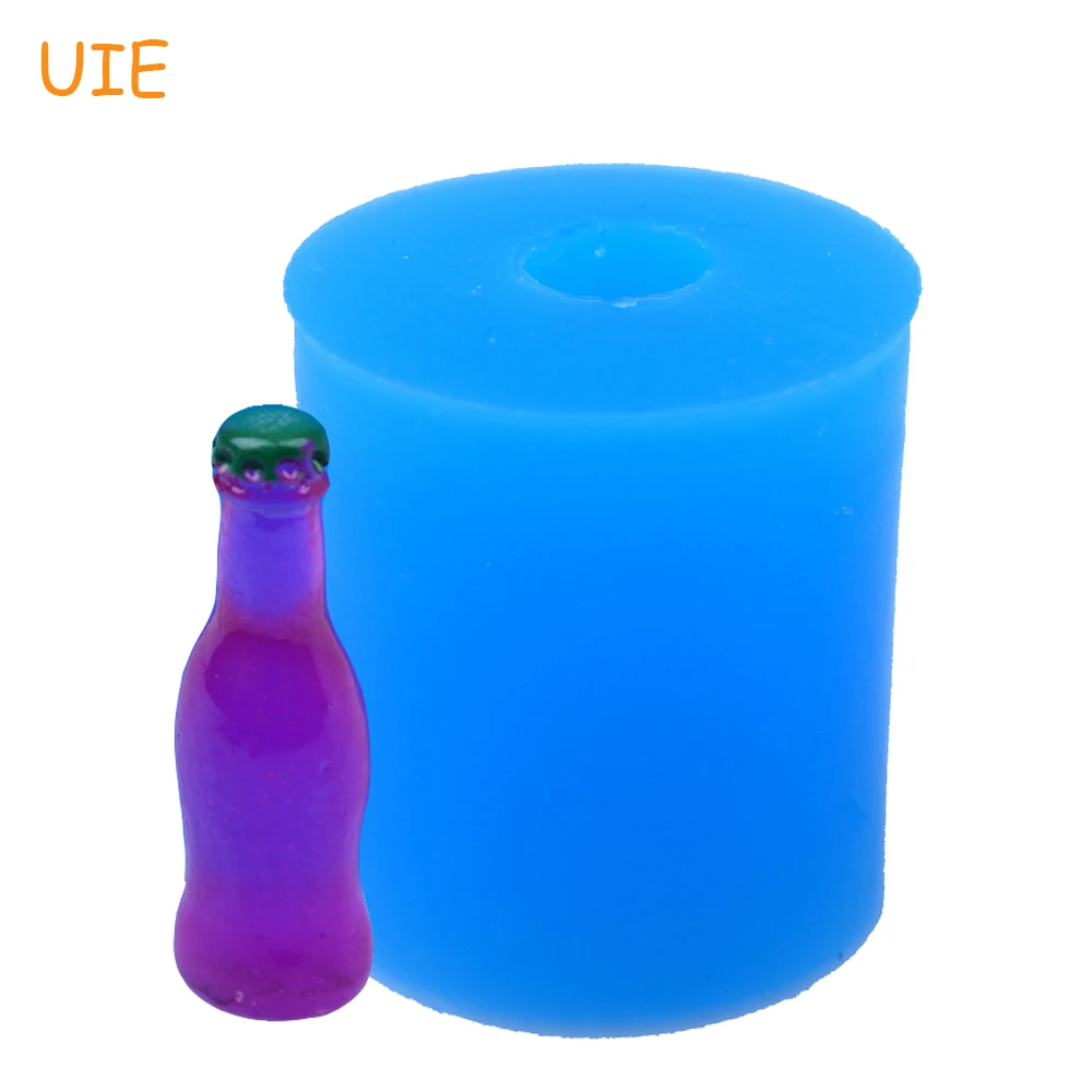 

FYL373U Height 29.8mm 3D Drink Bottle Silicone Mold - Fondant, Sugarcraft, Miniature Food, Chocolate, Resin Polymer Clay Mold