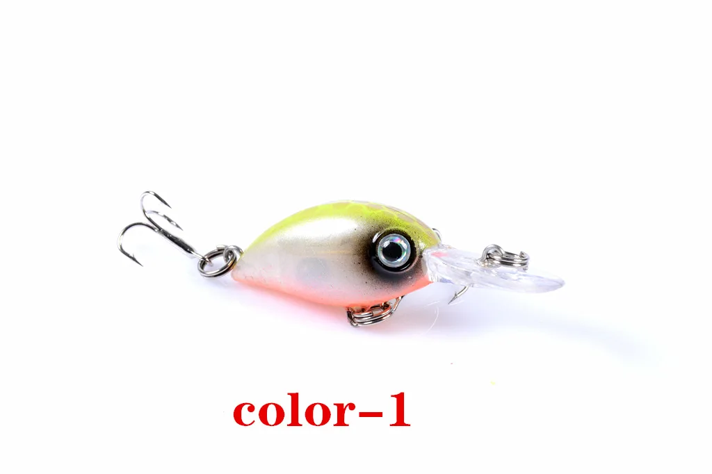 Rock Crank рыболовные снасти 5.2cm/3,8g приманка пластиковая жесткая приманка для спорта на открытом воздухе 3d бионические рыболовные принадлежности рыболовные снасть искусственные рукоятки для рыбалки приманки