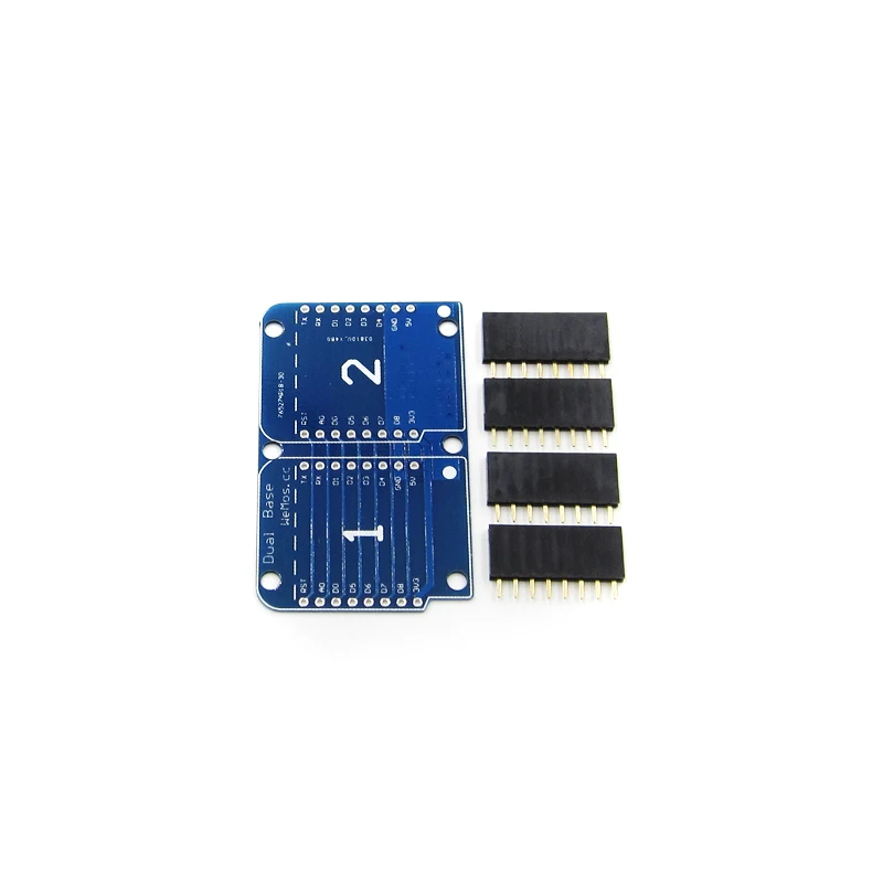 5 шт. двухразъемный щит для WeMos D1 Mini NodeMCU макетной платы Arduino ESP8266|shield esp8266|shield for