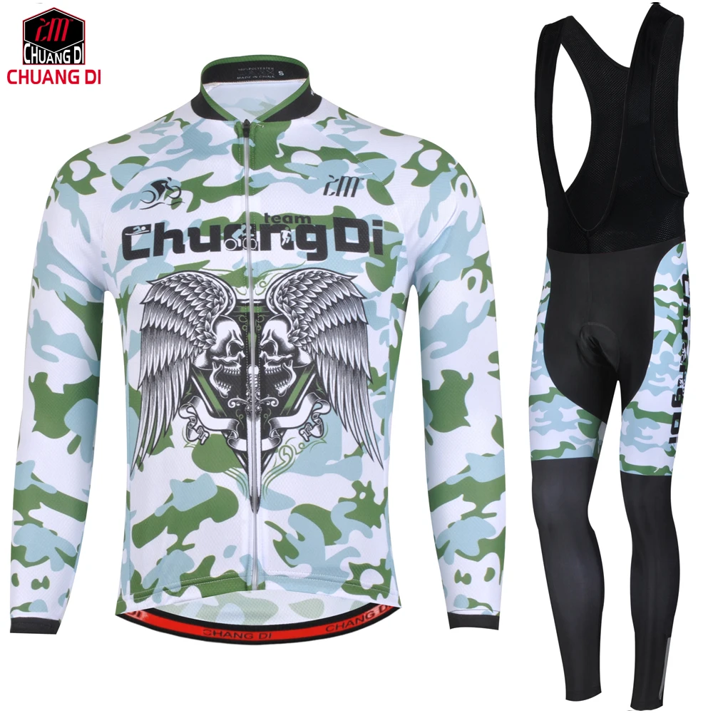 

ZM chuangdi Long sleeve cycling jersey maillot ciclismo bike clothes autumn men cycling clothing sport mtb bicycle ropa ciclismo