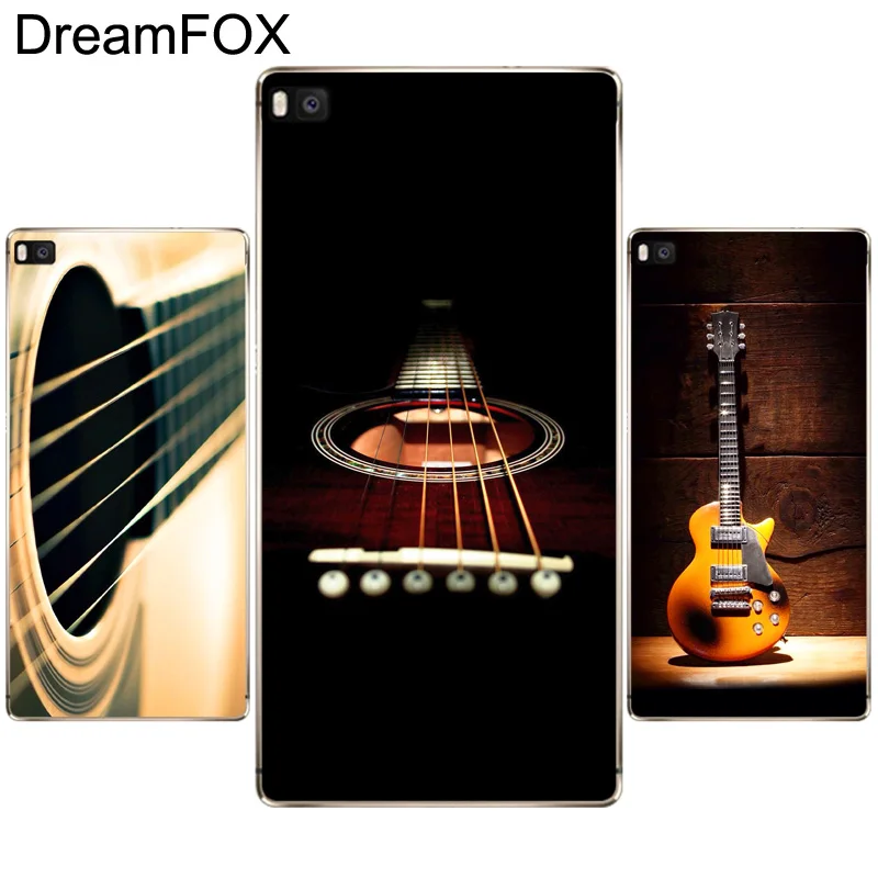 DREAMFOX N041 гитары Мягкий ТПУ силиконовый чехол для Huawei P8 P9 P10 Lite Plus 2017 Honor 8 9 рro 6X |