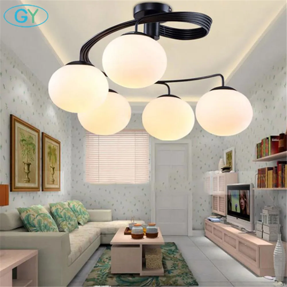 Modern Minimalis Lampu LED Plafon Artistik Ruang Tamu Kamar Tidur