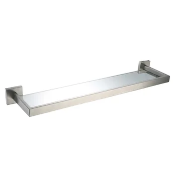 

Modern Glass Polish Bathroom Shelves Single Layer Glass and Modern Desgin for Bathroom Improvement 50 CM Length