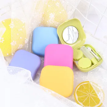 

Pocket Mini Contact Lens Case Kit Mirror Container Suitable For Outdoor Activity Travel Bottles Storage Container Case Portable