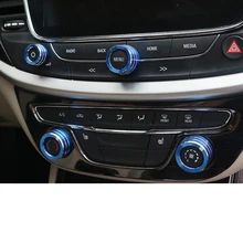 Lsrtw2017 алюминиевый сплав автомобильный центральный кондиционер воздуха круг автомобильные аксессуары для Opel Astra K