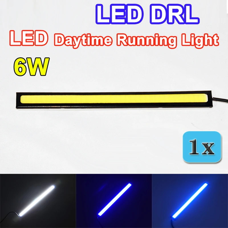 

Flytop 1 PIECE 6W LED DRL Daytime Running Light Waterproof COB 17CM Auto Lamp Universal for all Car Models