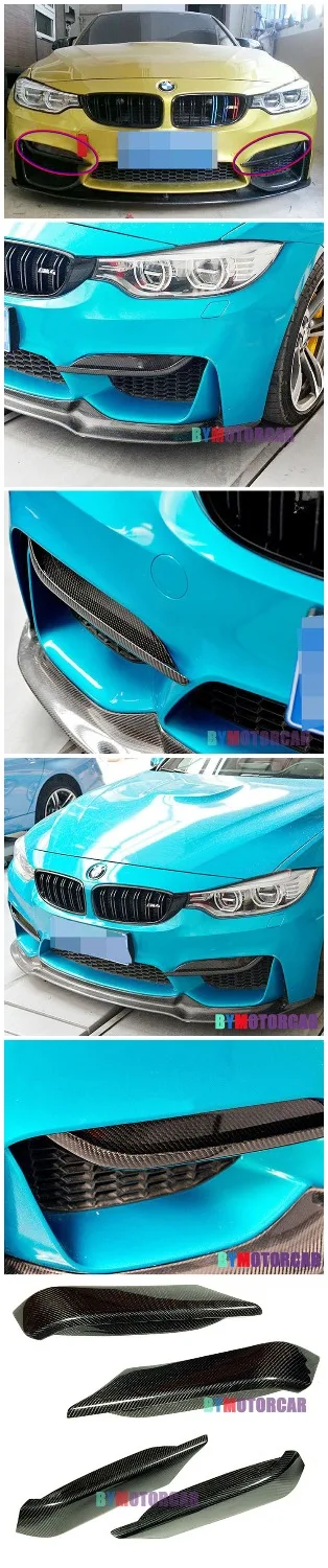 

Fit for BMW F80 F82 F83 M3 M4 MPerformance M P Stye Real Carbon Fiber Front Top Splitter