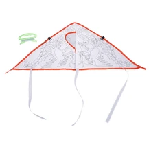 1 шт. DIY мультфильм живопись воздушный змей складной открытый воздушный змей детские спортивные игрушки