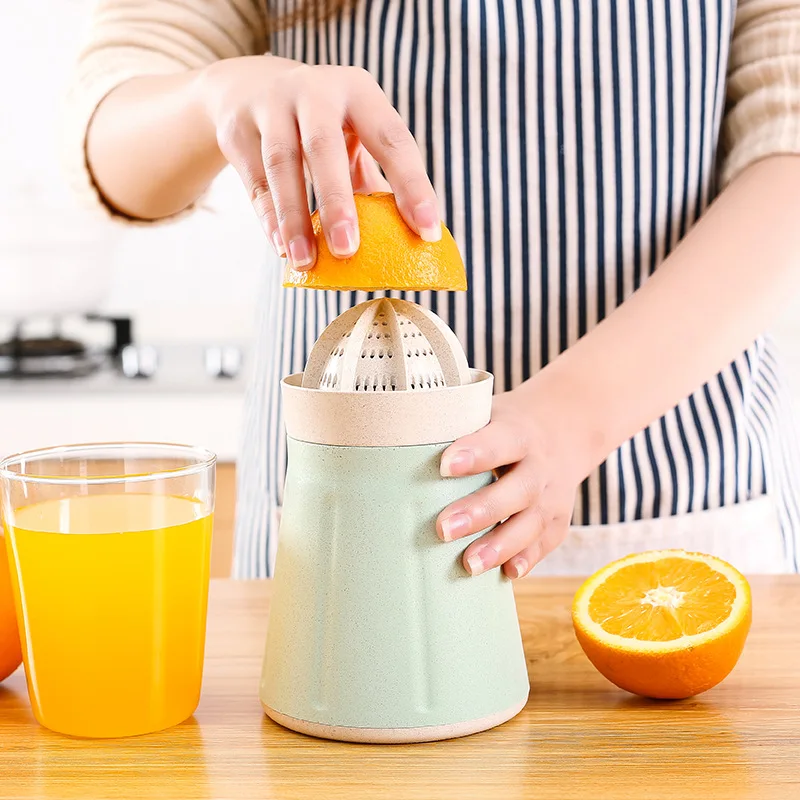 

Straw Manual Juicer Home Fruit Lemon Squeezer 100% Original Orange Juice Lemon Juicer Kitchen Accessories