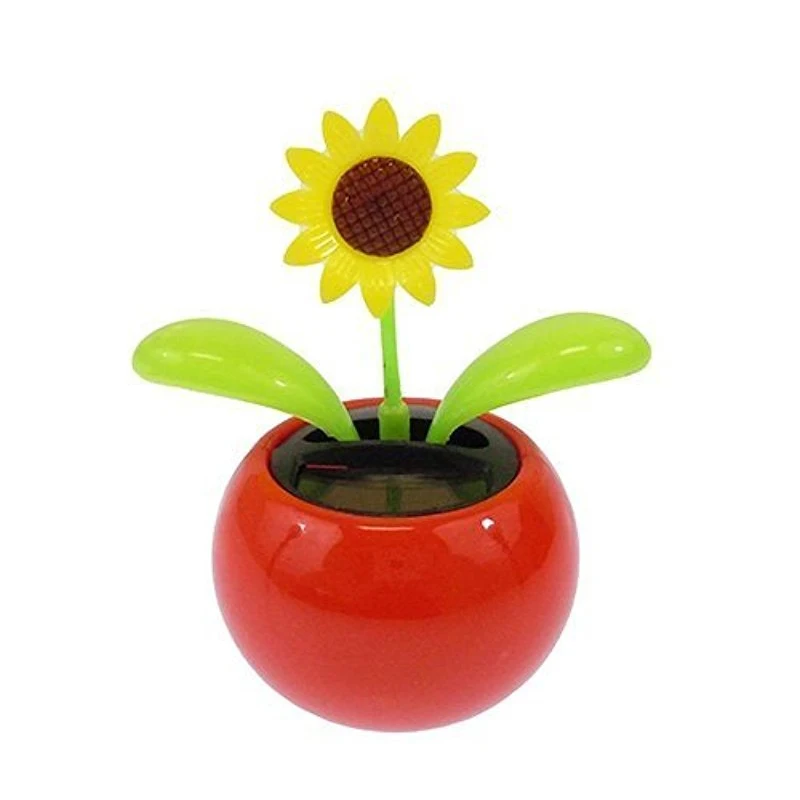 

LeadingStar Solar Toy Mini Dancing Flower Sunflower Great as Gift or Decoration Ship in Random Color funny toy