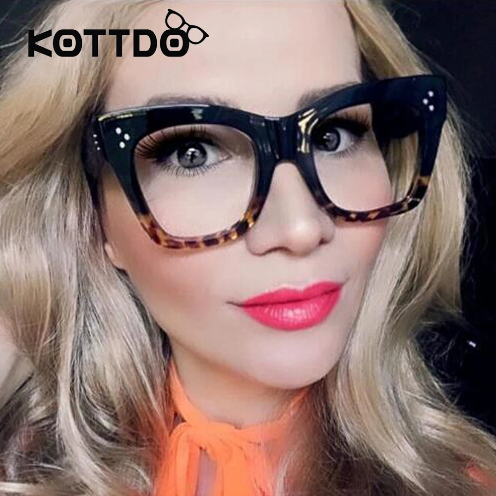 Мода 2017 г. Винтаж глаз очки для женщин брендовая дизайнерская обувь квадратный в