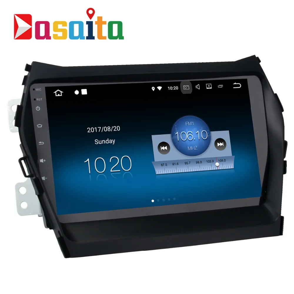 

Dasaita Android 7.1 Car Radio GPS Navi for Hyundai Santa fe IX45 2013-2016 with 2G+16G 9" Quad Core Mulitmedia Bluetooth