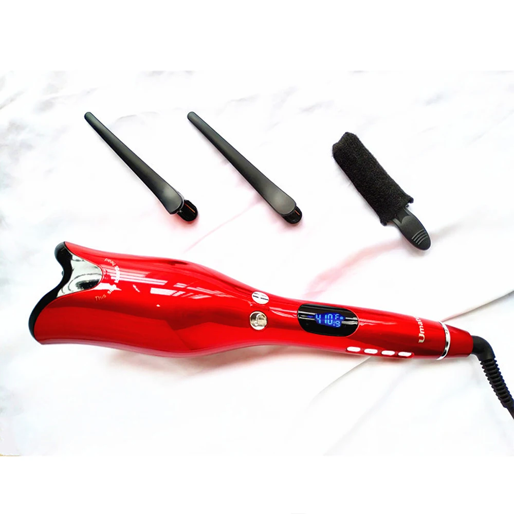 

Automatic Curling Iron Hair Heating Curler Styling Tools Salon Styler Curl Iron Ceramic Curlers Spiral LCD Anti-Scalding Curler