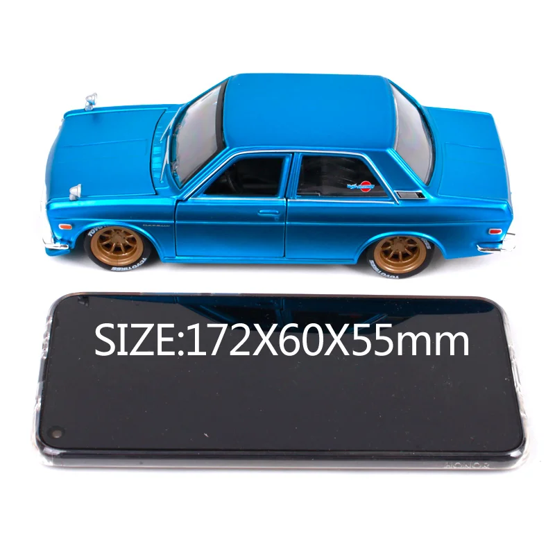 Модель автомобиля Maisto 1:24 1971 DATSUN 510 модель под давлением в ретро стиле новая