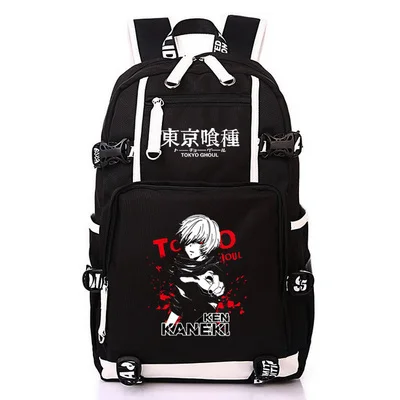 Рюкзак Kaneki Ken для косплея, Большой Вместительный рюкзак, повседневный рюкзак для путешествий, рюкзак для подростков, школьная сумка - Цвет: E