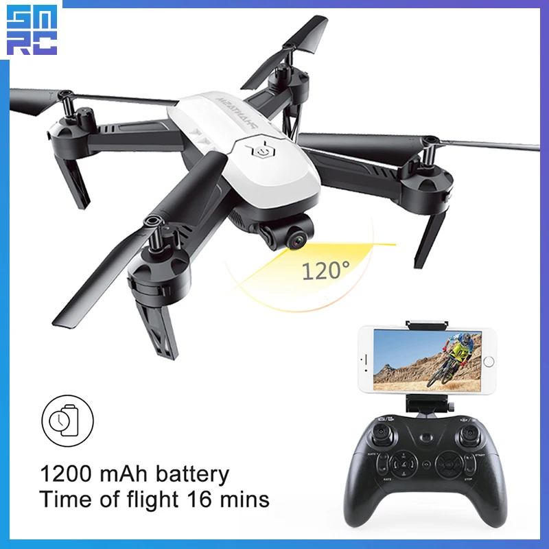 SMRC 4K Mini Quadrocopter Pocket Drones with Camera HD small WiFi mine