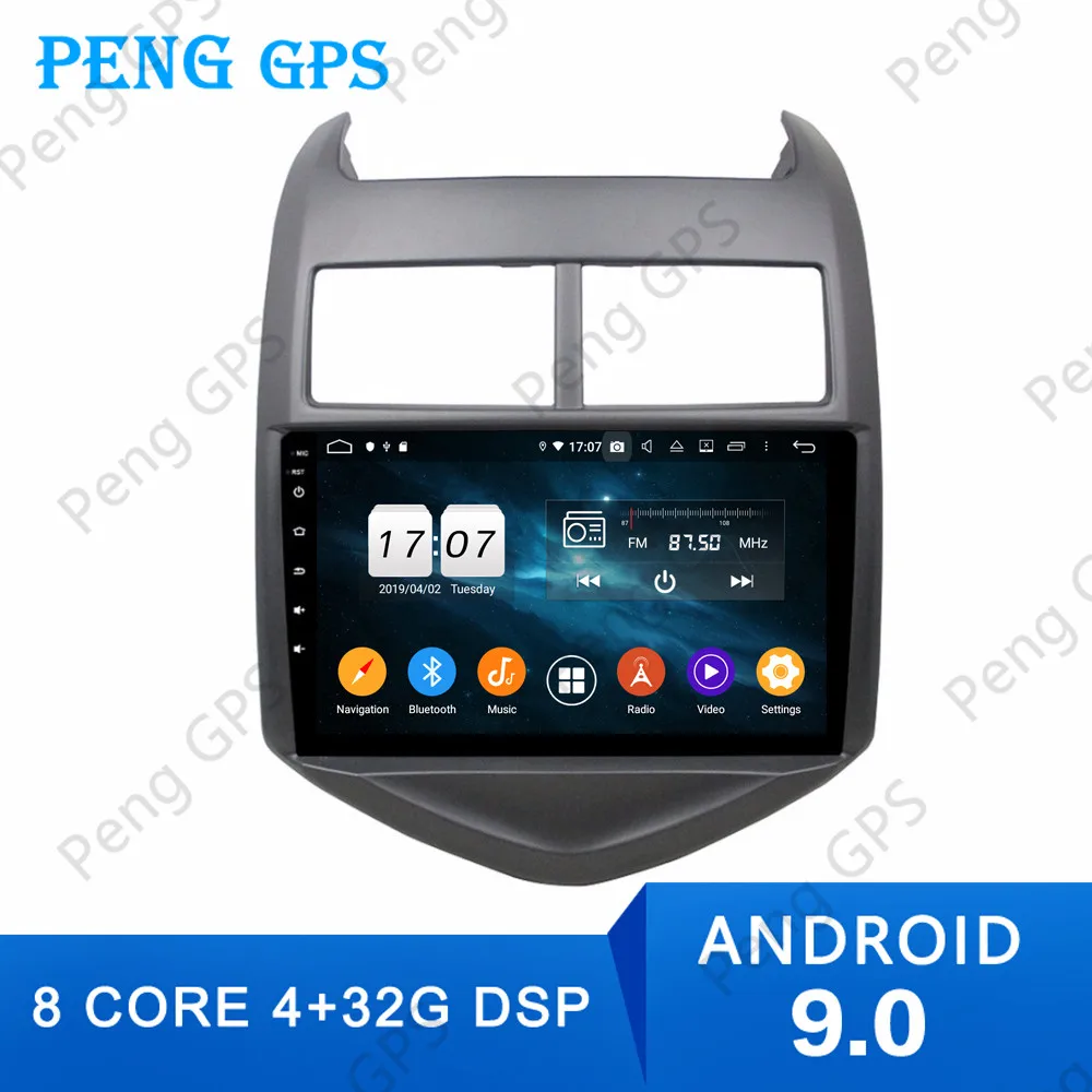 

Car Radio Screen for Chevrolet Aveo/Sonic 2011-2015 GPS Navigation Recorder Headunit Multimedia Player Android 9 DSP 4+64G