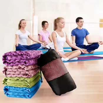 

Non Slip Yoga Mat Cover Towel Soft Travel Anti Skid Microfiber Shop Towels Pilates Blankets Fitness Yoga Mat Size 183cm*63cm
