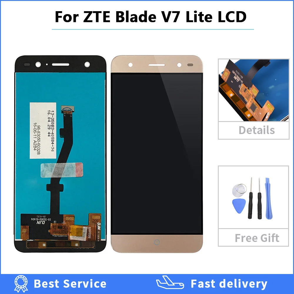 

5.0 inch For ZTE Blade V7 Lite LCD Display Touch Screen Digitizer Assembly Replacement For ZTE V7 Lite Phone repair parts +tools