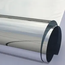 Sunice окна Стекло фильм одностороннее зеркало Серебряный изоляции наклейки 1,52 м х 15 м отражающая солнце домашняя отделка спальни