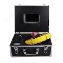 Eyoyo 30M 98FT Sewer Waterproof Video Camera 7″LCD Screen 120degree Drain Pipe Inspection DVR 12 Led W/ 4500MAh Battery